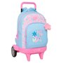 Cartable à roulettes BlackFit8 Smile Bleu Rose 33 x 45 x 22 cm