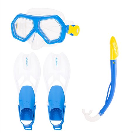 AKTIVE Colorbaby Aqua Sport Masques de Plongée et Palmes pour Enfants