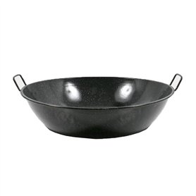 LA ESTRELLA L'Étoile et 192-40-Plat à Paella Émaillé Profonde avec Anses 40 Cm