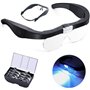 Lunette Loupe Grossissante LED Eclairante Rechargeable