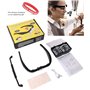 Lunette Loupe Grossissante LED Eclairante Rechargeable, Loupe de Tête de Lecture Travail pour Travaux Minutieux Electronique USB