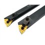 Porte-outil de tournage en carbure indexable de 1,5 cm MWLNR1616H08 + tour en métal interne barre d'alésage S16Q-MWLNR08 + inser