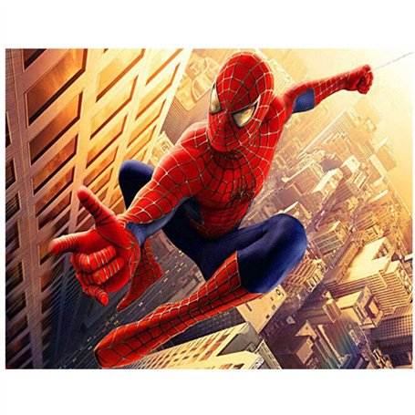 Kit de broderie diamant 5D à réaliser soi-même - Motif Spiderman - 30