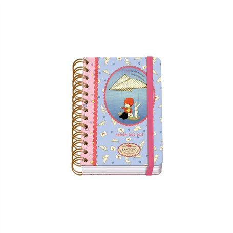 DOHE Agenda scolaire - Format A6 D/P - Santoro "Poppi Loves" - Messenger