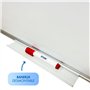 Dohe - Tableau Magnétique 90x60 cm - Accessoires : 2 Marqueurs, 6 Aimants/Epingles, Gomme et Plateau, Tableau Magnétique Blanc,