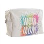 Trousse DKD Home Decor 4 pièces Noir Polyester Blanc Multicolore Moderne (20 x 8 x 14 cm)