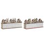 Calendrier de lAvent DKD Home Decor Bois 45 x 11 x 23 cm (2 Unités)
