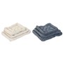 Lit pour animal domestique Home ESPRIT Beige Gris Crème Gris foncé 72 X 60 X 9 CM 2 Unités