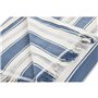 Couverture Home ESPRIT Bleu Gris Rayures
