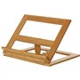 DAMDAM GO | Support de lecture ajustable en bois MDF blanc 30 x 24 x 7 cm