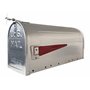 Arregui E2101 American Style Boîte aux lettres simple Aluminium Acier inoxydable L (magazines et enveloppes C4) 22 x 48 x 17 cm