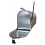 Arregui E2101 American Style Boîte aux lettres simple Aluminium Acier inoxydable L (magazines et enveloppes C4) 22 x 48 x 17 cm