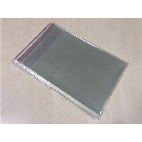 100 Couvertures pour boîtiers DVD 14 mm avec rabat de fermeture adhésif réutilisable et solutions de surface brillantes mádori p