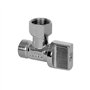 Arco - Robinet équerre - Robinet équerre Mâle 3/8" (12/17) Femelle écrou libre 3/8" (12/17) chromé - Arco