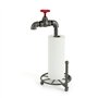 Balvi Support essuie-Tout Pipeline en Forme de Robinet sur canalisation Style Industriel Fer 39x22