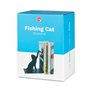 Balvi Serre-Livres Fishing Cat Couleur Noir Serre-Livres décoratif avec Un Chat, Une bibliothèque et