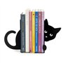 Balvi Serre-Livres Hidden Cat Couleur Noir Support de Livres pour étagère en Forme de Chat 2 unités M