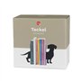 Balvi Serre-Livres Teckel Couleur Noir Support de Livres pour étagère en Forme de Chien 2 unités Méta