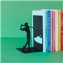 Balvi Serre-Livres Backswing Couleur Noir Stand pour Les Livres de bibliothèques avec Un Joueur de go