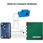 ARCELI 100A SCT-013-000 Transformateur de courant alternatif à noyau divisé avec capteur non invasif pour Arduino