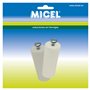 MICEL 91777 Lot de 2 butées pour volet roulant avec vis en métal métrique 6 en plastique ivoire 40 x 20 mm