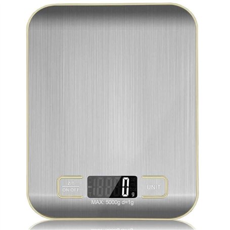 OcioDual Balance de Cuisine Électronique de Haute Précision 5000g/1g avec Écran LCD Rétroéclairé