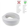 Rehausseur WC, Rehausseur toilettes, Sans Couvercle, Hauteur 11 cm, Blanc