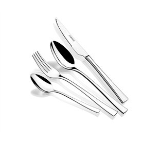 MONIX Módena | Ensemble de couverts de 24 pièces avec couteau à steak