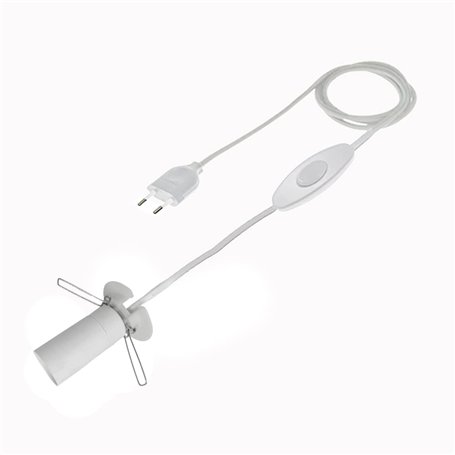 HALOTEC Câble pour lampe à sel | Câble avec interrupteur | Câble d'alimentation électrique de 1
