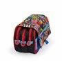 office box Colorline Trousse triple design avec grands compartiments intérieurs avec fermeture éclair individuelle, multicolore,