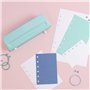 Craftelier - Perforatrice ajustable de 6 orifices pour Planners, Albums, Agendas et Carnets de Scrapbooking et Loisirs Créatifs 