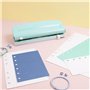 Craftelier - Perforatrice ajustable de 6 orifices pour Planners, Albums, Agendas et Carnets de Scrapbooking et Loisirs Créatifs 