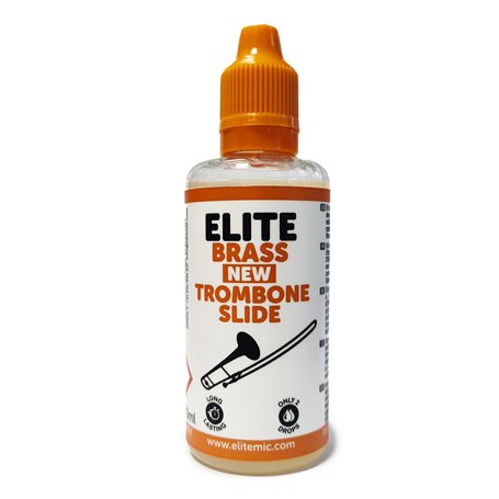 Elite Brass New Trombone Slide Lubrifiant pour bâtons de trombone 60 ml