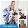 Support Telephone Velo Appartement Home Trainer Tapis de Course Universel Convient aux Smartphones jusqu'a 7,6" Orange