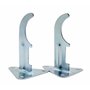 DOJA Industrial | Support Fixation Radiateur | PACK 2 | 75 courbe 1 " | Fixation Murale Triangulaire pour Chauffage Mural | Etag