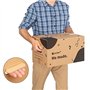 packer PRO Lot de 20 Boîtes en Carton pour Déménagement et Rangement avec Poignées, Carton Ultra Résistant, 430 x 300 x 250 mm