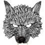 Masque Loup Garou O Masque Homme Halloween. Masque Terreur Ou Peur Pour Halloween. Accessoires Pour Costumes Halloween. Masques