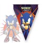 BeenSmile, BANDERIN Sonic Prime Fanion pour enfants, décoration d'anniversaire d'enfant, articles de fête, célébration et annive