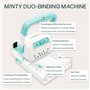 Craftelier - Mini relieuse Minty Duo Binding Machine : Compatible avec les spirales de jusqu'à 1" de diamètre et à anneaux de di