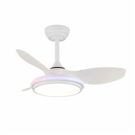 Ventilateur de Plafond CristalRecord STEL EVO MINI RGB RETRAC Transparent