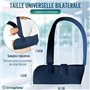 OrtoPrime Echarpe Bras Gauche et Droit BILATÉRALE - Porte Bras et Épaule - Immobilisation du Bras et de l’Épaule CONFORT - Maint