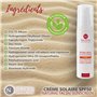 Crème Solaire FLUIDE SPF50 Filtres PHYSIQUES 100% Minéraux Naturels Absorption Rapide SANS CONSERVATEURS Tous Types de Peaux, Se