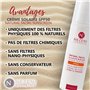 Crème Solaire FLUIDE SPF50 Filtres PHYSIQUES 100% Minéraux Naturels Absorption Rapide SANS CONSERVATEURS Tous Types de Peaux, Se