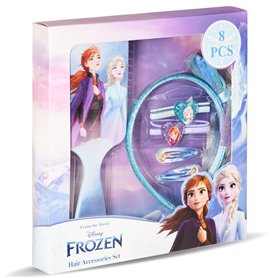 La Reine des Neiges - Elsa et Anna -Frozen - Kit Accessoires cheveux Disney officiel - Serre tête, Brosse à cheveux - Déguisemen La Reine des Neiges - Elsa et Anna -Frozen - Kit Accessoires cheveux Disney officiel - Serre tête