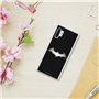 Personalaizer Coque pour Samsung Galaxy Note 10 Plus - Note 10 Pro - Batman Logo White