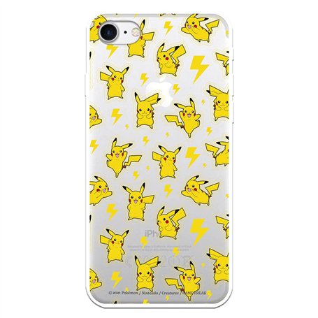 LA CASA DE LAS CARCASAS Coque pour iPhone 7 - iPhone 8 - iPhone SE officielle Disney Motif Pikachu - Pokémon Choisissez le desig