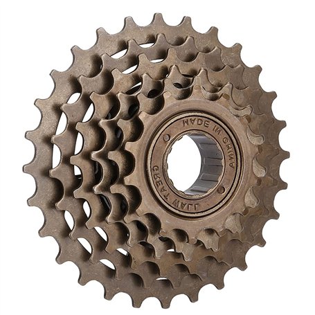 Demeras Pignon de Cassette de Roue Libre de vélo de Volant de vélo de Montagne 6 Vitesses 14T 28T Accessoire de Remplacement de