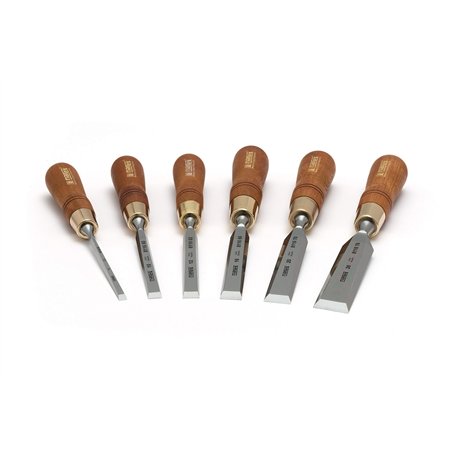 Ciseau à bois en Premium Qualité / Taillé / 6-pièces