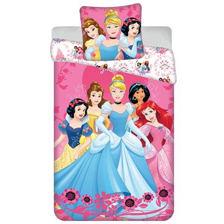Parure de Lit Princesses Disney Hearts