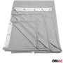 OMAC Rideaux De Séparation de Cabine Compatible avec Fiat Ducato H3 Gris Tissu